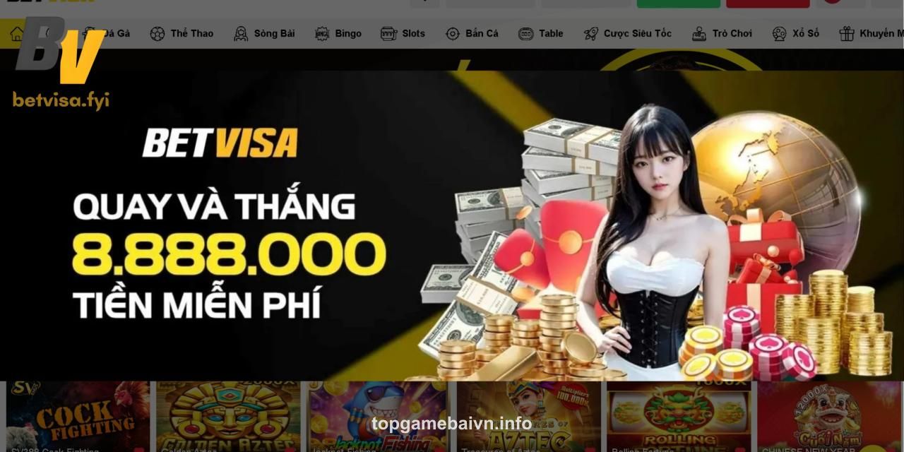Giao diện vòng quay may mắn tại TopGameBai